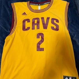 Large Yellow Cavaliers Kyrie Irving Jersey